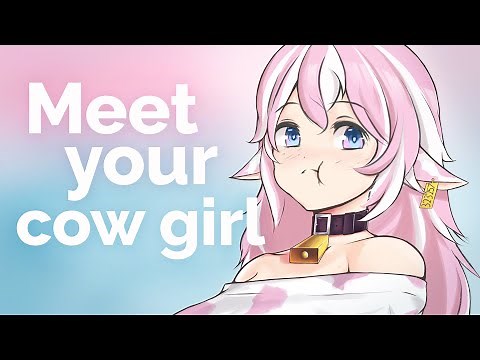 ASMR Roleplay - Cow Girl visits you in your room (Bakadere Holstaur)(Monster Girl)