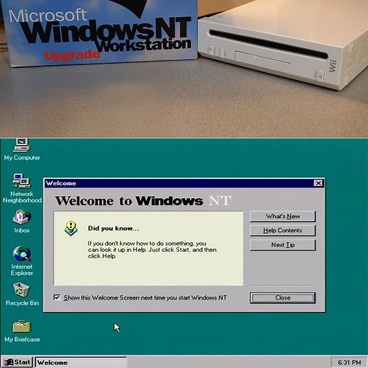 You Can Now Run Windows NT on a Nintendo Wii