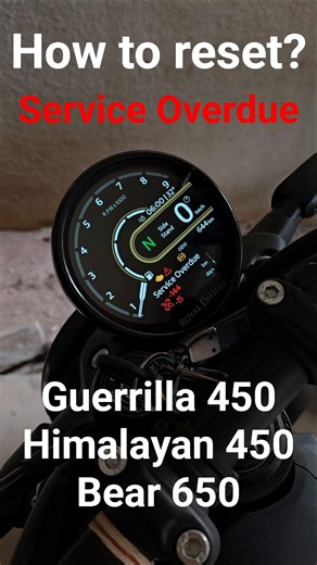 How to manually reset service overdue | Guerrilla 450 | Easy steps💯