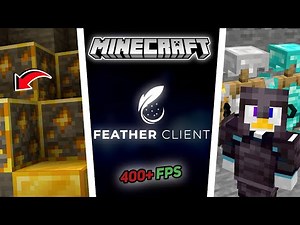 Finally Feather Client For Minecraft PE 😍 | Feather Client For MCPE 1.20 | Best FPS Boost Client