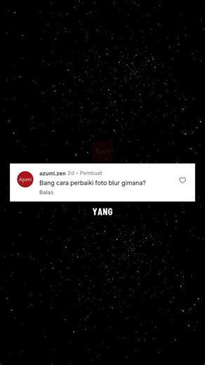 PERBAIKI FOTO BLUR PAKE APLIKASI BAWAAN ANDROID