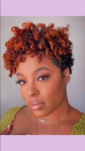 ❤ Short Natural Hairstyles #shorts | Cute Black Women Cuts 😍 #naturalhair #shorthairstyles #haircut