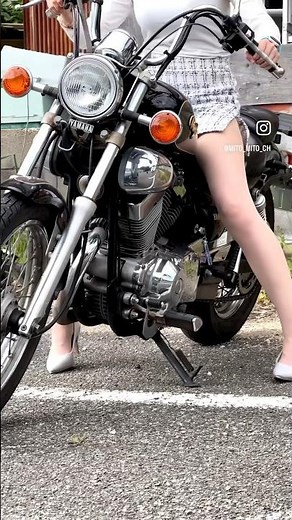 ビラーゴ250発進🎀#yamaha #virago250