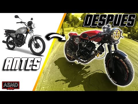 ITALIKA FT-150 GRAPHITE | MODIFIED TO A FULL CAFE RACER | STEP-BY-STEP DESCRIPTION