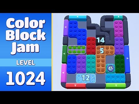 Color Block Jam Level 1024 (1025) | Every Puzzle Solved! 🎯