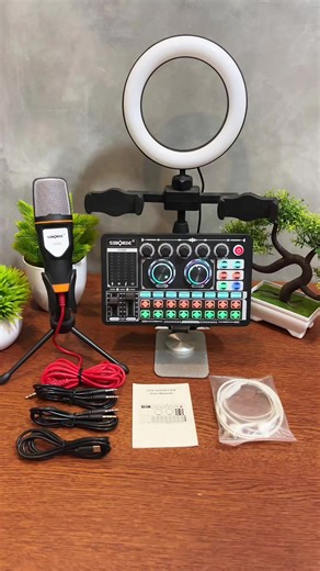 Soundcard F999 Fullset - Live Streaming & Studio