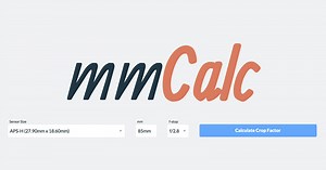This Crop Factor Calculator Makes Sensor Math a Breeze