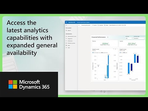Dynamics 365 Finance – Business Performance Analytics 2025 Release Wave 1 Release Highlights