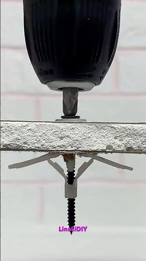 How To install Butterfly Drywall Anchor #shorts