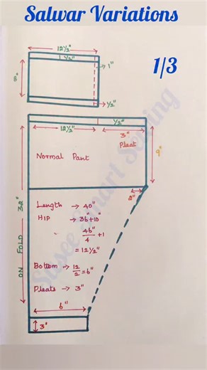 Salwar Variations Pattern Drafting #trending #short #love #sewing #stitching | Susee Smart Sewing
