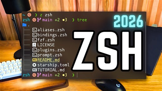 【双语 纯享】🔥2026终极Zsh配置指南：打造比华尔街还炫酷的终端体验！⚡