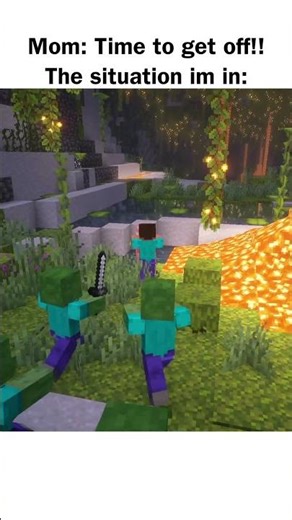 Worst Time to Get Off 😭 #minecraft #shorts