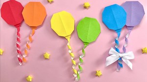 折り紙 簡単 可愛い 風船 折り方 Origami Easy Cute Balloon 종이접기 풍선 Paper Craft DIY 折纸 气球 装飾 飾り付け 誕生日 الأوريغامي – 折り紙チャンネル Origami Paper Craft