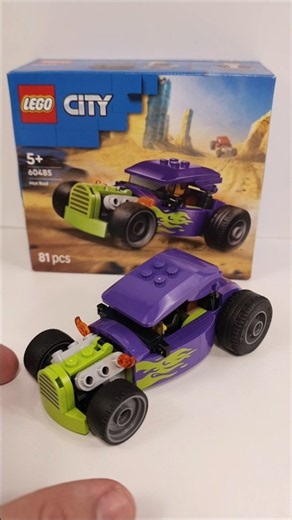LEGO City Hot Rod (60485)[81 pcs] Finished #shorts ‪@TopBrickBuilder‬