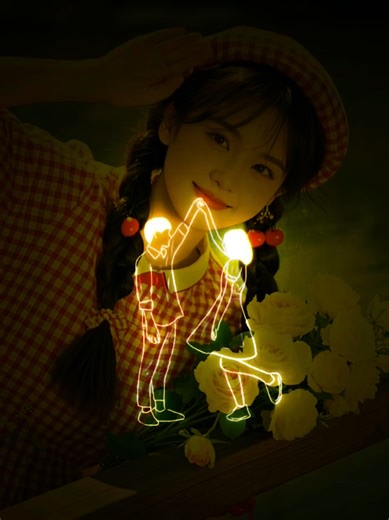 #CapCut Neon light effect. #tone #neon #mrshrestha111 #templates