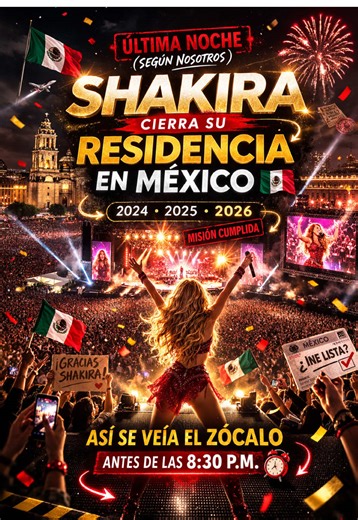 Shakira Cierra Residencia en México: Concierto 2026