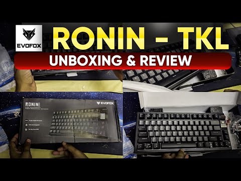 Evofox Ronin TKL wired Mechanical Gaming Keyboard Unboxing | Budget Mechanical Keyboard | Review