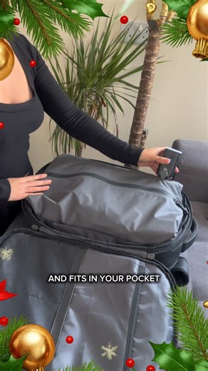 Pack more. Stress less. Double your packing space without paying extra baggage fees. Meet the OverPackBag™ — the smartest way to compress your clothes and pack 2x more this holiday season. Why 200,000 travelers love it: ✅ Compresses clothes in 5 seconds (electric pump included) ✅ Saves up to 50% space in any suitcase ✅ Military-grade nylon — waterproof, odor-proof, tear-resistant ✅ Repack anywhere with USB-C rechargeable pump (20 uses per charge) 🎄 The perfect gift for anyone who travels. One O