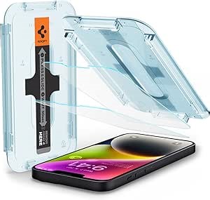 Spigen Tempered Glass Screen Protector [GlasTR EZ FIT] designed for iPhone 16e / iPhone 14 / iPhone 13 Pro/iPhone 13 [2 Pack]