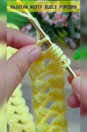 The Secret to Crochetting Thick and Fast Popcorn Stitch! The Most Sought-After 3D Pattern #crochet