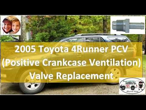 Toyota - 4Runner PCV Valve Replacement (2003 - 2009)