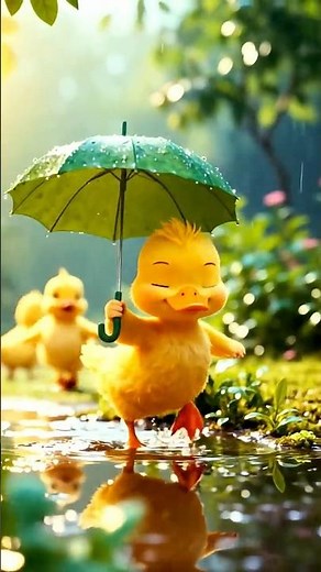 Dancing Duck & Baby Elephant | Cute Friendship Animation | #ducklingspro dugi dugi dum