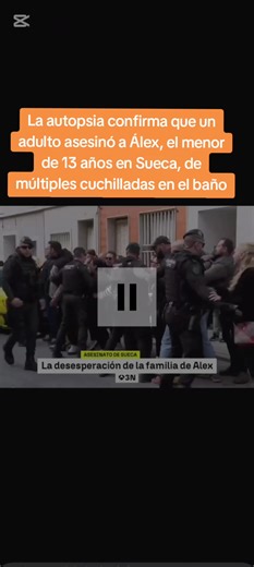 La autopsia confirma que un adulto asesinó a Álex, el menor de 13 años en Sueca, de múltiples cuchilladas en el baño #niños #asesino #valencia #españa #noticiasdeultimahora