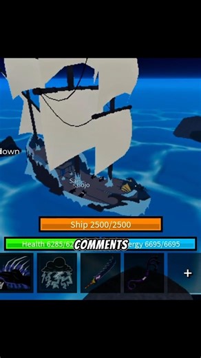 Blox Fruit Prehistoric island, boat glitch #roblox #bloxfurit #livegaming