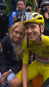 1.3M views · 10K reactions | Urska is there to celebrate the Tour de France win with Tadej  | TNT Sports | Facebook