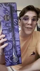 Morgan Ross on Instagram: "Get the 2025 Patronus Charm Wand from the Noble Collection! #2025celebrationwand #mynoblecollection"