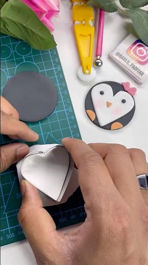 How to make fondant penguin with easy tricks | Fondant Topper Easy tutorial | DIY | Cake decorate