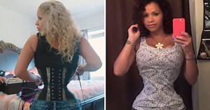 This mom wears a corset for 23 hours a day... http://nyp.st/2nOVfLJ | New York Post