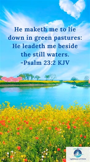 9.9K views · 207 reactions | With Jesus next to Still Waters  | Lighthouse of Christ | Facebook