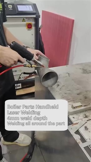 #hanslaser #laserwelding #handheldlaser #boilerparts #metalfabrication #boilerpartwelding #handheldwelding | Han's Laser Corp.