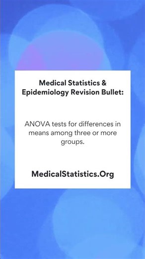 Daily Medical Statistics & Epidemiology Exam Revision Bullet