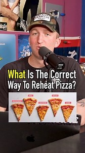 How Do You Reheat Pizza?? This Is The Best Way! #reels #pizza #reheat #foodtok #podcast #hacks | The Makeshift Project