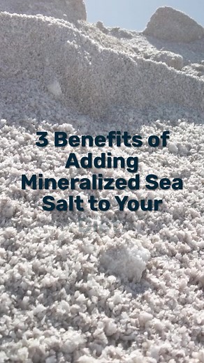 3 Benefits of Adding Mineralized Sea Salt to Your Diet 💧 Boost immunity with essential minerals, improve digestion, and prevent muscle cramps with just a pinch of mineralized sea salt! ✨ It’s that easy. #mineralseasalt #bajagold #bajagoldseasalt #bajagoldsaltco #traceminerals #hydrationtips #recoverytips