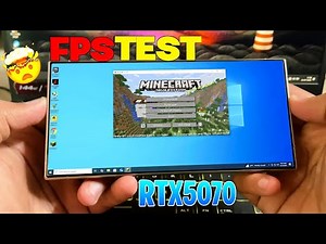 FPS TEST WITH RTX 5070 IN MINECRAFT JAVA EDITION🤯||