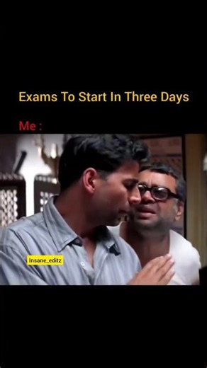 pov : exam get started #editz #with #insane