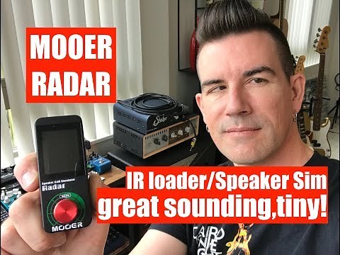 MOOER RADAR - AWESOME GUITAR CAB TONE in a tiny pedal!