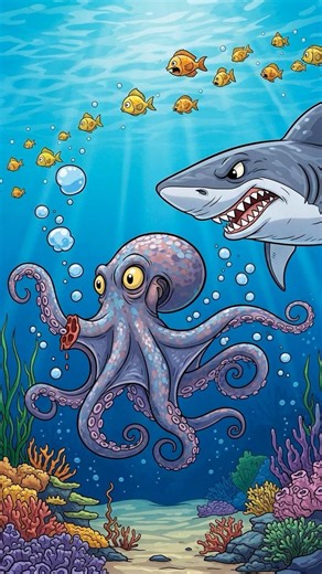 Octopus Superpower: Losing an Arm to Escape & Regrowing It!