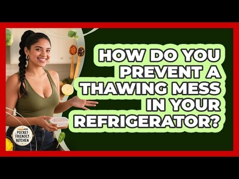 How Do You Prevent A Thawing Mess In Your Refrigerator? - Pocket Friendly Kitchen