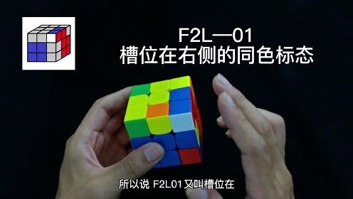三阶魔方CFOP速拧教程F2L篇_三阶魔方CFOP速拧教程，F2L公式讲解01期