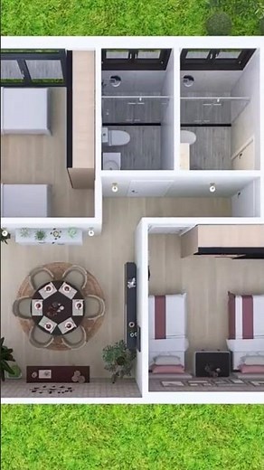 modern house 3d 3 bedrooms #home #eleganthomes