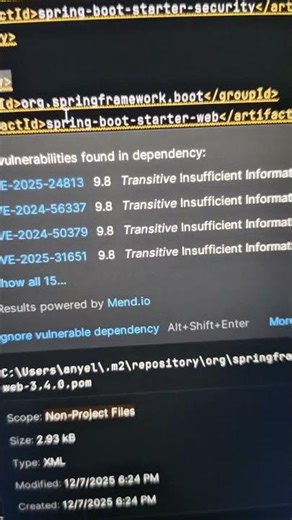 Siempre tener spring boot actualizadito ✨#security