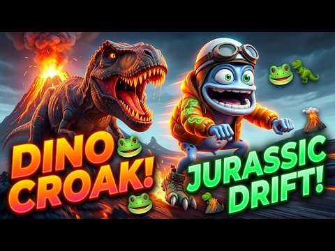 Crazy Frog 2026 - DINO CROAK (Official 4K Music Video) | Jurassic EDM Drift! 🐸🦖🌋