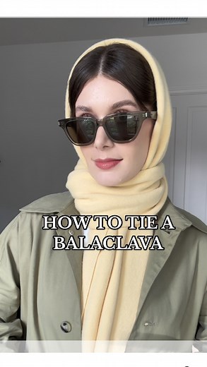 10K views · 3.2K reactions | How to tie a #balaclava #fashiontips #fashionhacks #styletips #stylehacks #scarf #fashion | Rebecca Kahane Pankow Style | Facebook