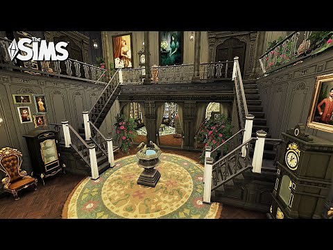 Dark Gothic Vampire Castle | The Sims 4 Speed Build | Interior & House Build