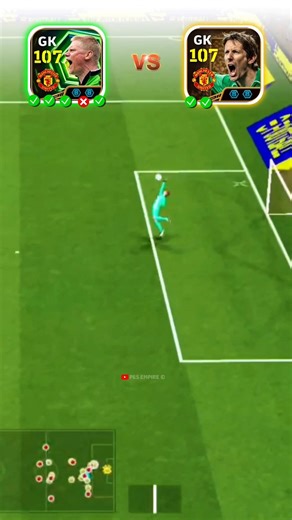 Blitz Curlers Nightmare 💀? New Schmeichel Vs Van Der Sar Blitz Curler Saves Challenge 🔥 #efootball26