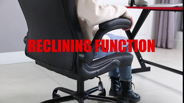 Gaming Chair, Ergonomic Computer Chair Reclining High Back Office Chair Height Adjustment Desk Chair with Armrests Headrest and Lumbar Support PC Gaming Chair for Adults Teens Men Women (Red)